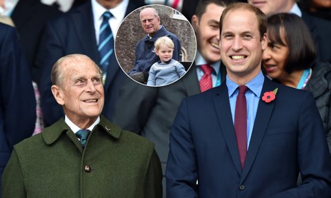 Prince William shares unseen photo of Prince George with great-grandpa Prince Philip