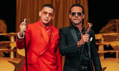 Reggaetón icon Daddy Yankee and salsa superstar Marc Anthony