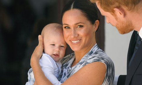 The reason Meghan Markle’s son Archie is not in photo of great-grandchildren with the Queen and Prince Philip