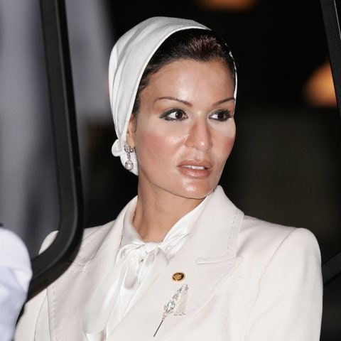La ex jequesa de Qatar, Sheikha Moza