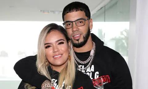 Anuel AA & Karol G Upcoming Latin America Tour - Press Conference