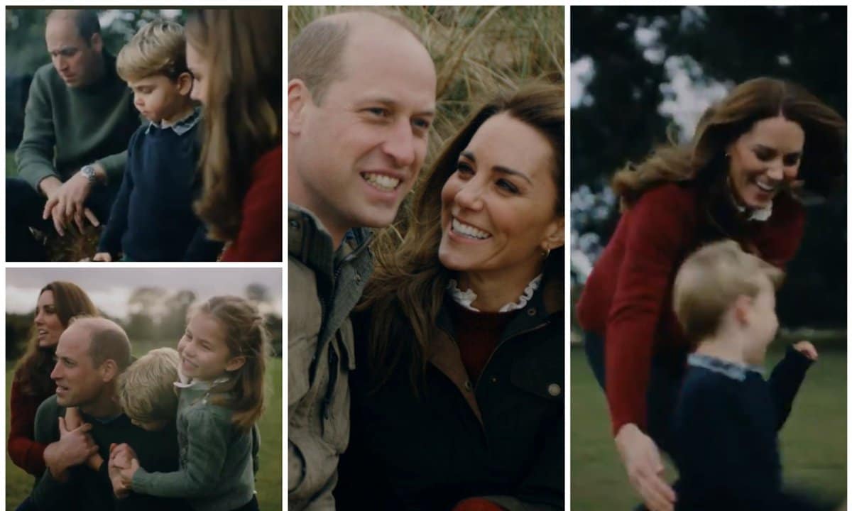 El príncipe Wiliam y Kate Middleton compartieron un tierno video con sus hijos