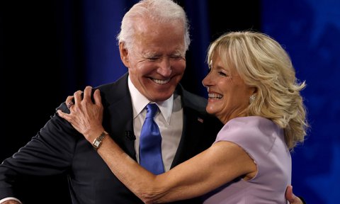 President Joe Biden and First Lady Dr. Jill Biden welcoming new member to family