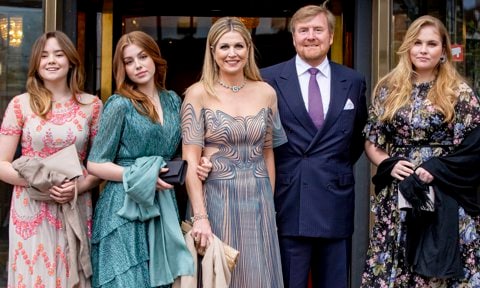Dutch Princesses look all grown up at concert for mom Queen Maxima’s 50th birthday