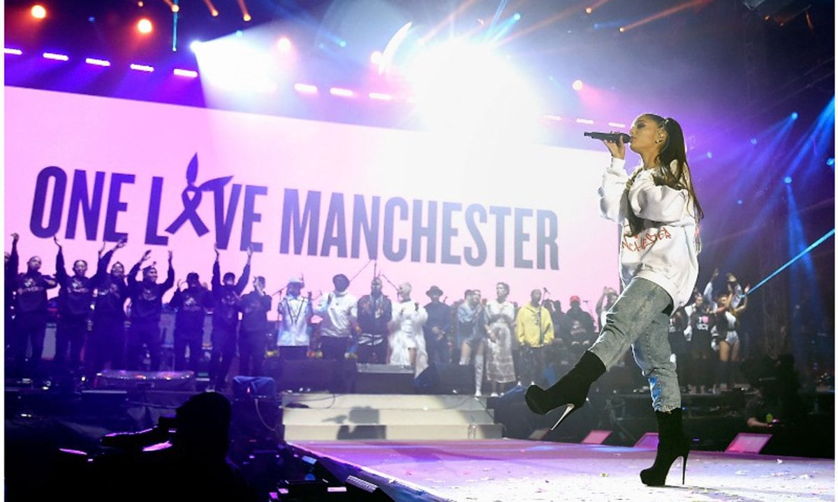 Ariana Grande mostró todo su cariño a sus fans con 'One Love Manchester'