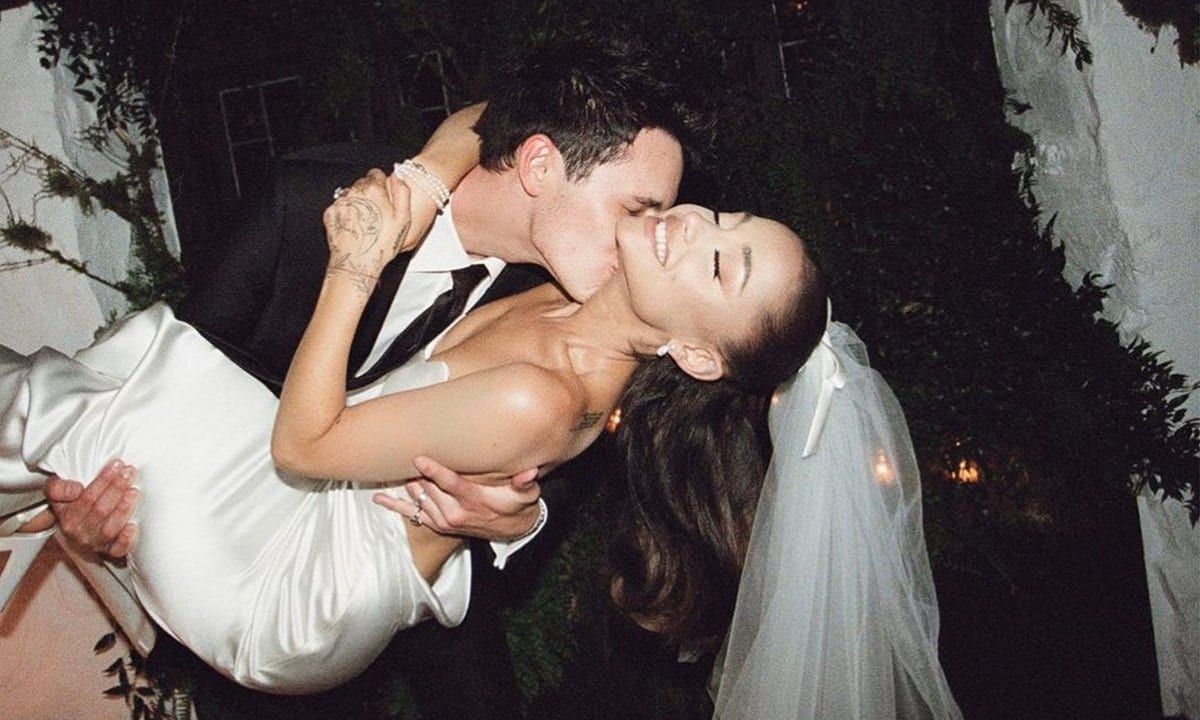 Ariana Grande comparte fotos de su boda con Dalton Gomez