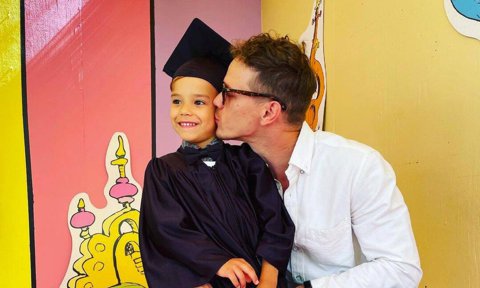 Ryan Dorsey celebrates son Josey's pre-K graduation