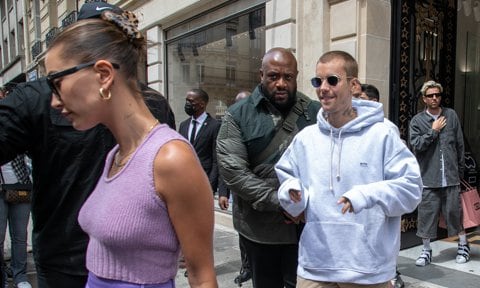 Justin Bieber And His Wife Hailey Baldwin Bieber Sighting In Paris
