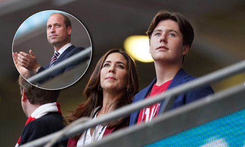Crown Princess Mary and Prince William cheer on their soccer teams in London
