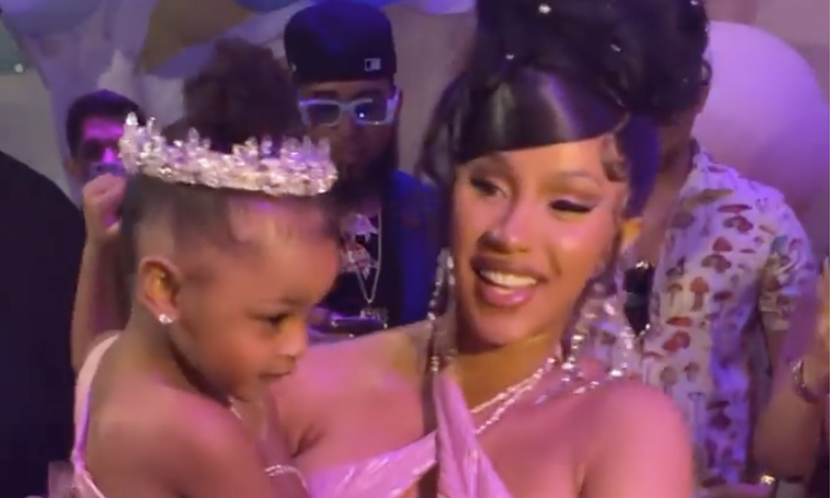 Cardi B celebrates Kulture’s 3rd birthday with a fairytale-themed party