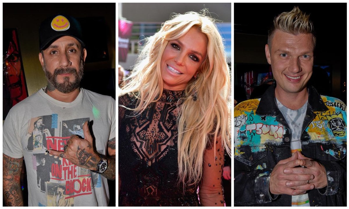 AJ McLean and Nick Carter from the Backstreet Boys share their support for Britney Spears and talk performing with *NSYNC