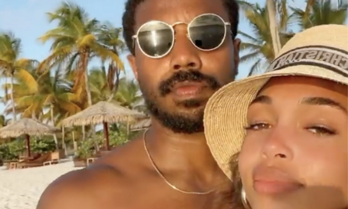 Lori Harvey shares romantic video of herself and Michael B. Jordan on vacation