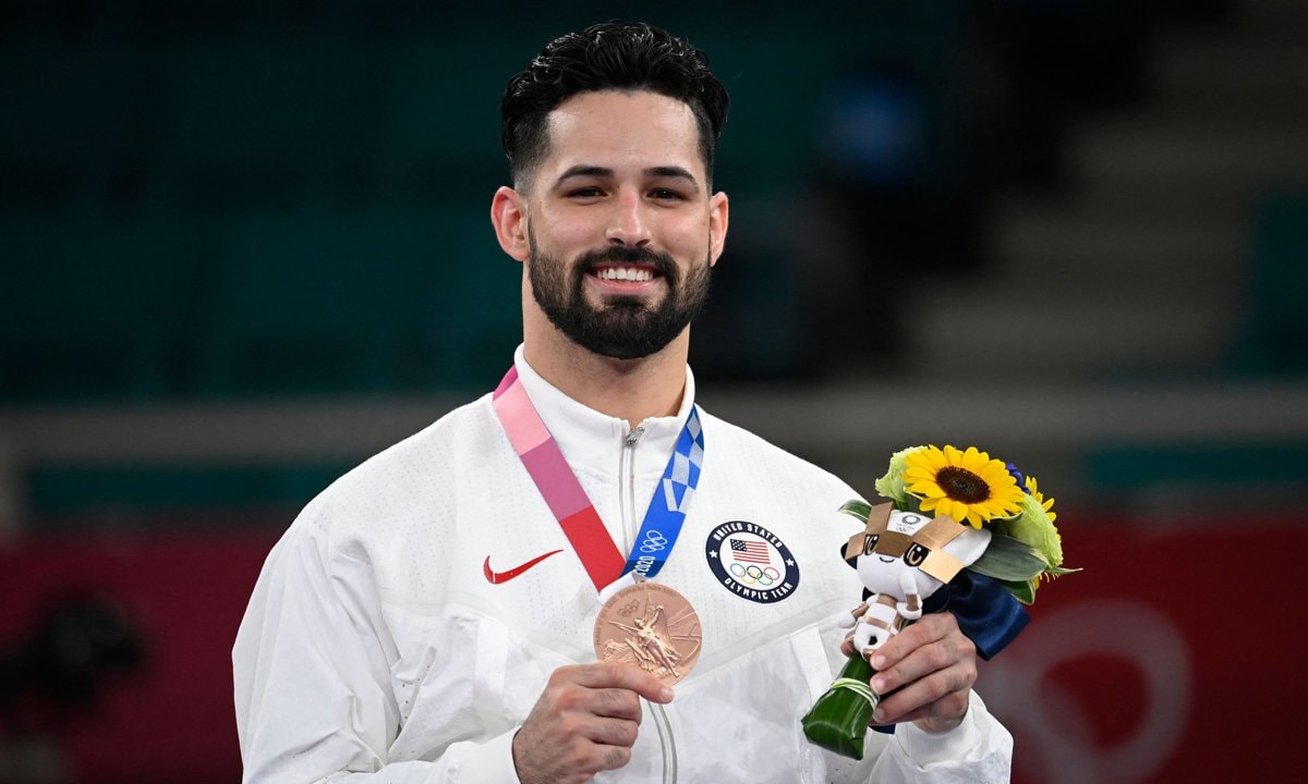Ariel Torres becomes the first Cuban-American to win an Olympic Medal in Karate