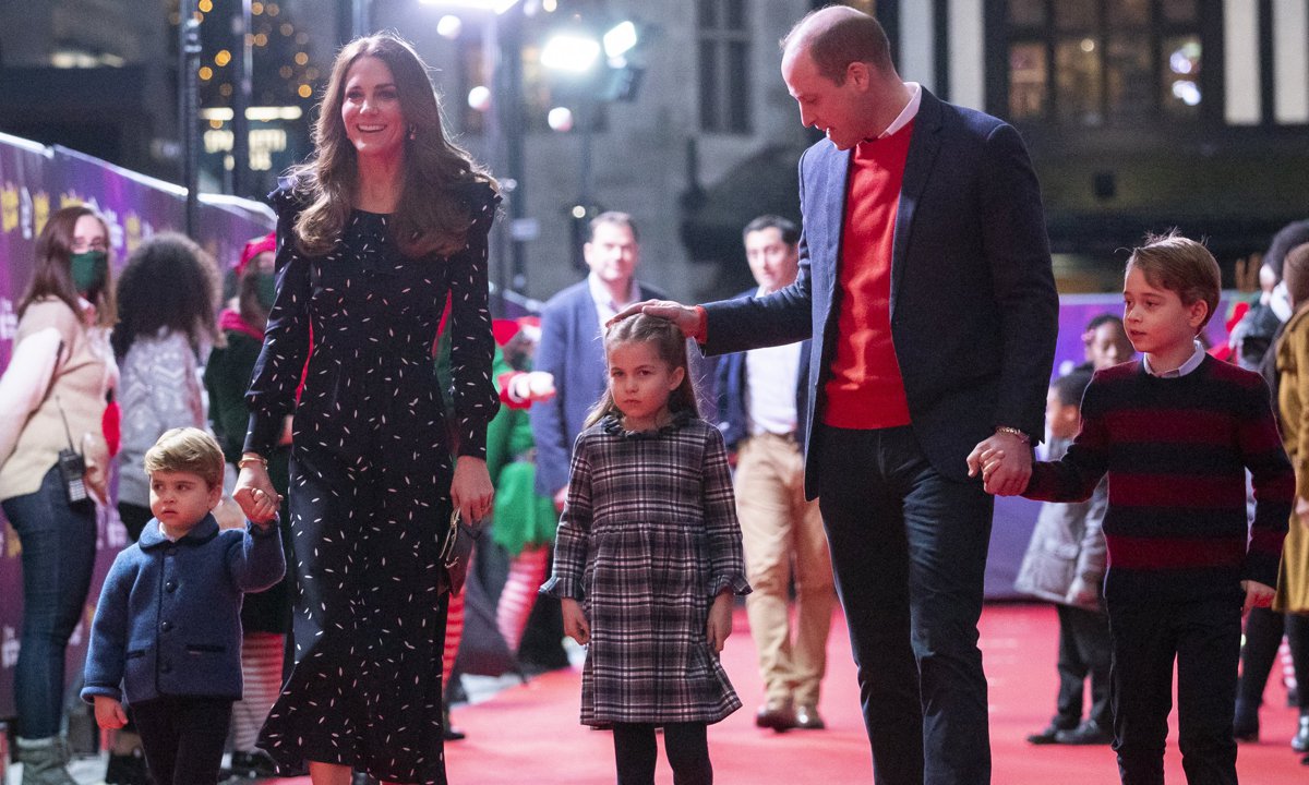 The Duke and Duchess Of Cambridge And Their Family Attend Special Pantomime Performance To Thank Key Workers