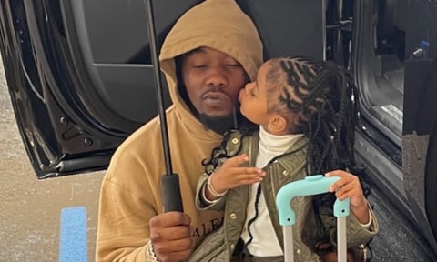 Kulture heads to her first day of school after welcoming a baby brother