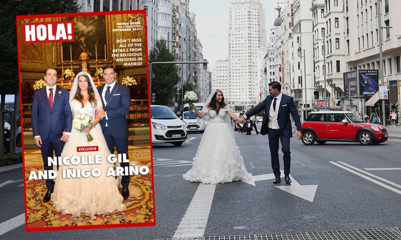 Nicolle Gil marries Iñigo Ariño in Madrid - exclusive pictures