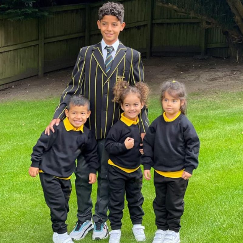 Cristiano and Georgina's kids start school in Manchester