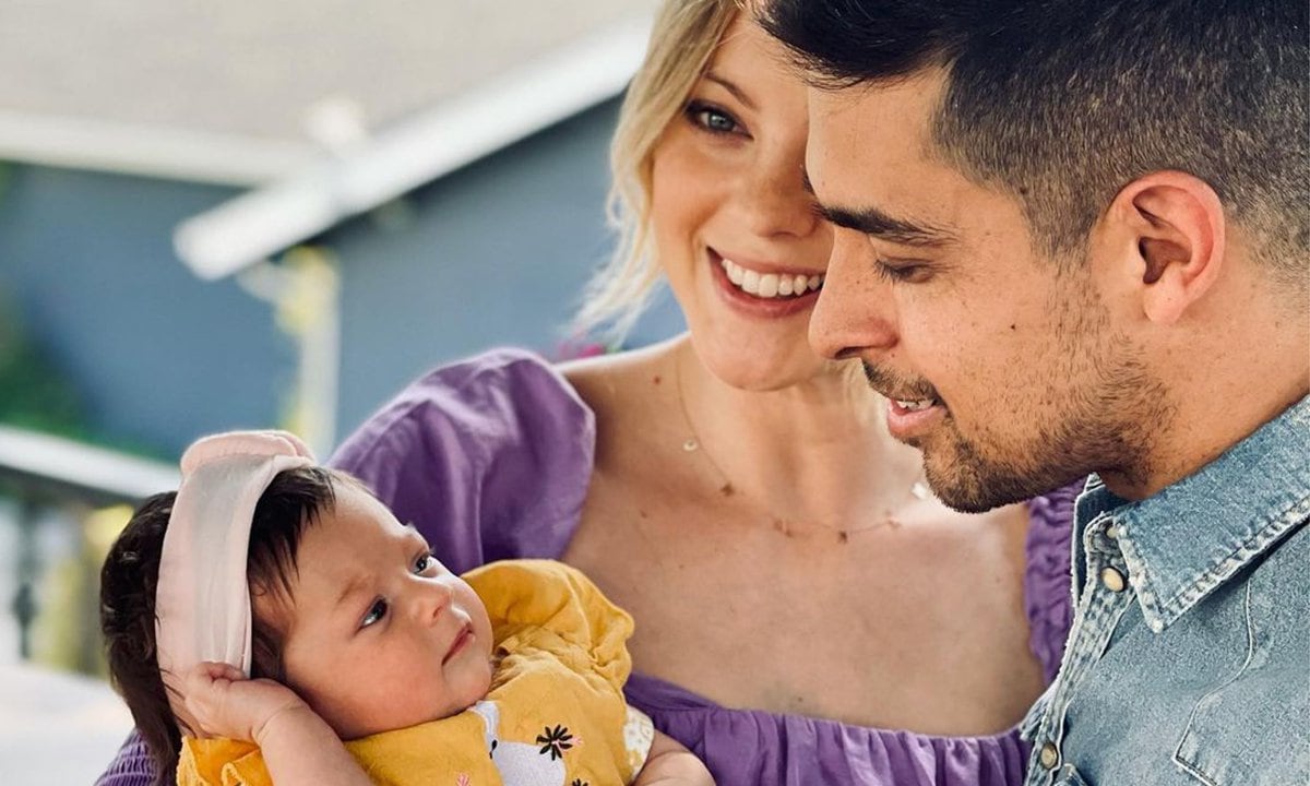 Wilmer Valderrama and fiancée Amanda Pacheco celebrate their first easter with daughter Nakano