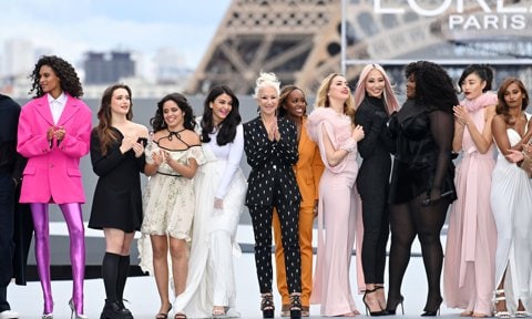 Camila Cabello and Helen Mirren show their inner model for L’Oréal at Paris Fashion Week