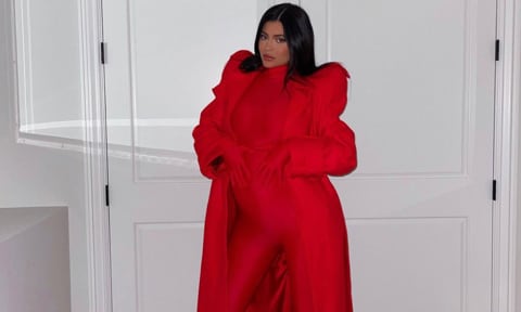 Kylie Jenner wears maternity version of Kim Kardashian's Balenciaga bodysuit