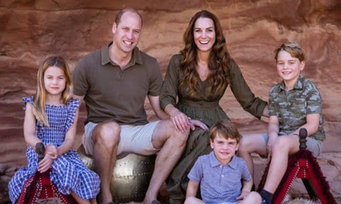 Prince William and Kate release family Christmas card—and the kids look so grown up!