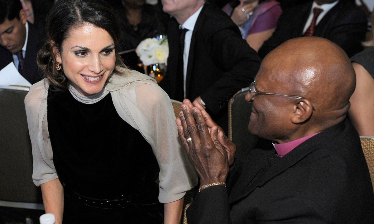Queen Rania of Jordan pays tribute to Desmond Tutu