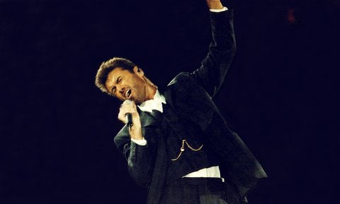 George Michael Performs At The Concert Of Hope in 1993