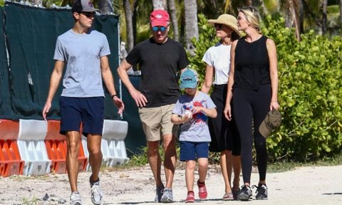 Ivanka Trump Bonds with her kids in Miami Beach