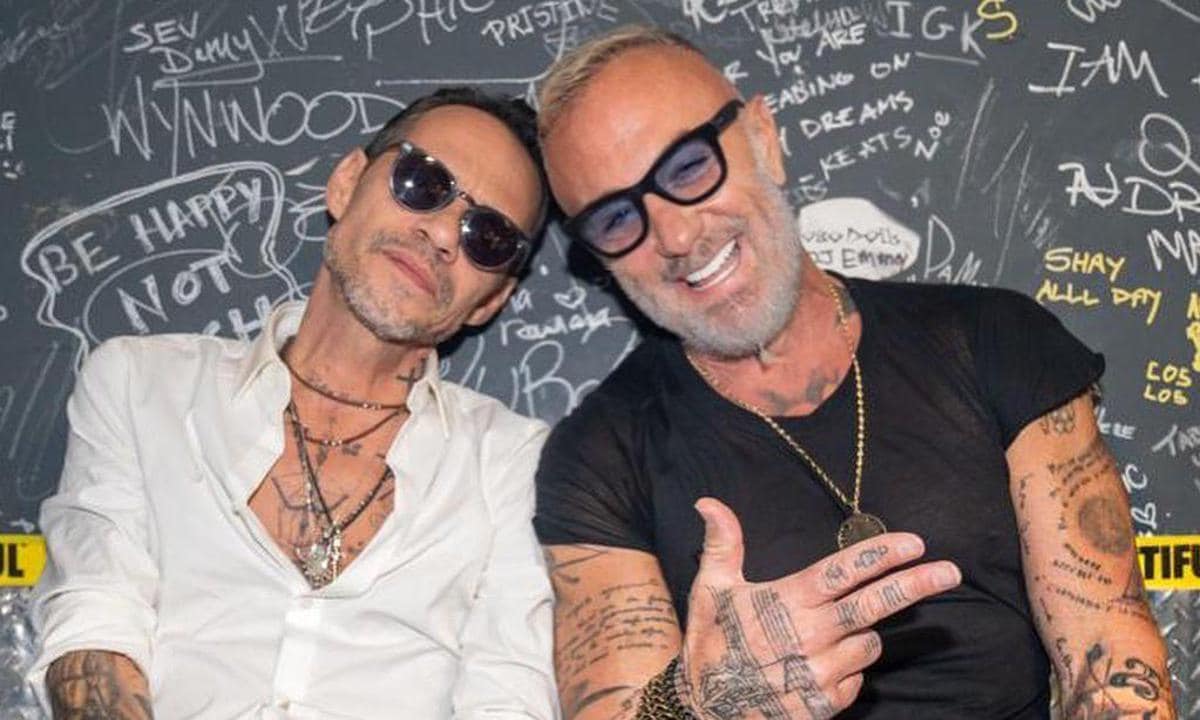 Gianluca Vacchi celebrates his friendship with Marc Anthony