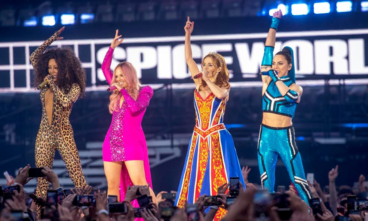 The Spice Girls Perform At Croke Park - Tour Opener
