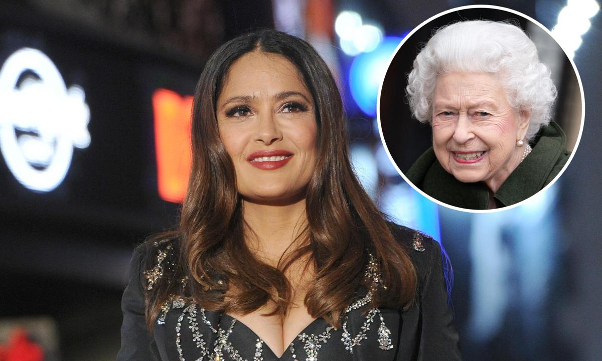 Salma Hayek wishes Queen Elizabeth ‘swift recovery’ from COVID-19