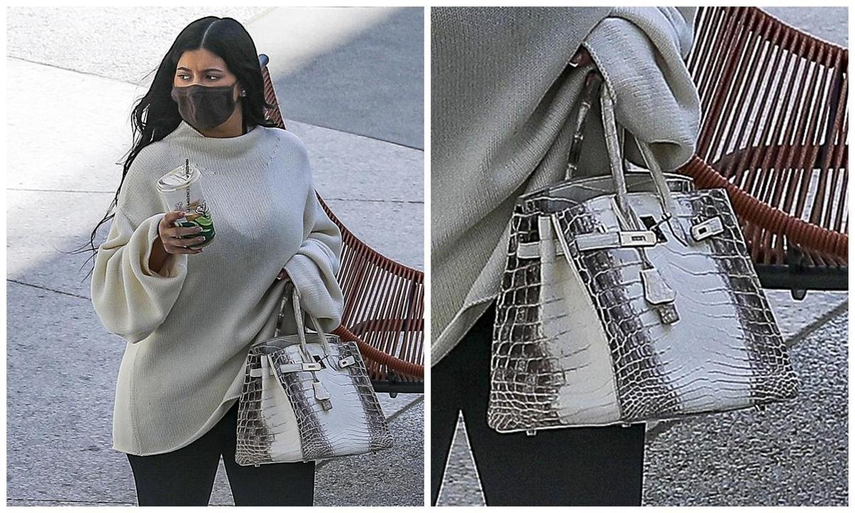 Kylie Jenner con su bolso Birkin