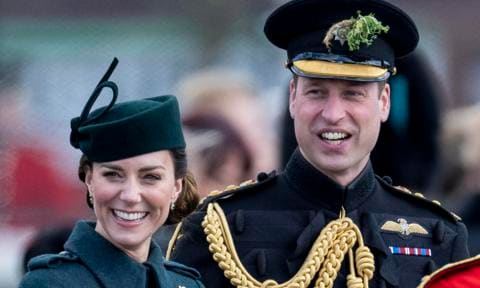 Kate Middleton gets into the St. Patrick’s Day spirit at parade with Prince William