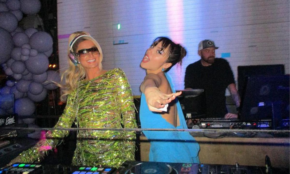 Olivia Rodrigo celebrates her first GRAMMY win with Paris Hilton