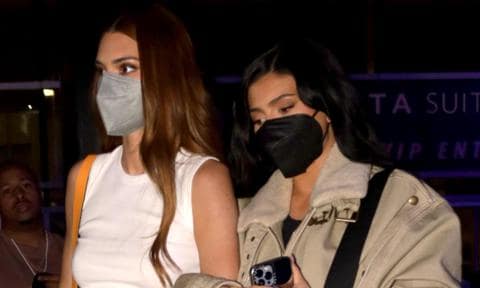 Kylie Jenner joins sister Kendall to support boyfriend Devin Booker at Phoenix Suns game