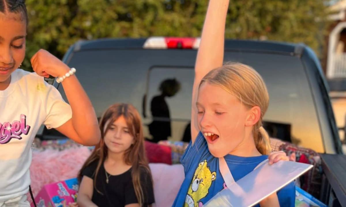North West and Penelope Disick celebrate Jessica Simpson’s daughter Maxwell’s 10th birthday