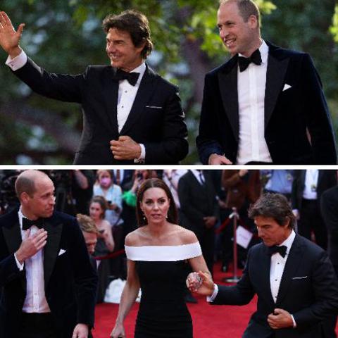 All the best photos from Prince William and Kate’s red carpet appearance with Tom Cruise
