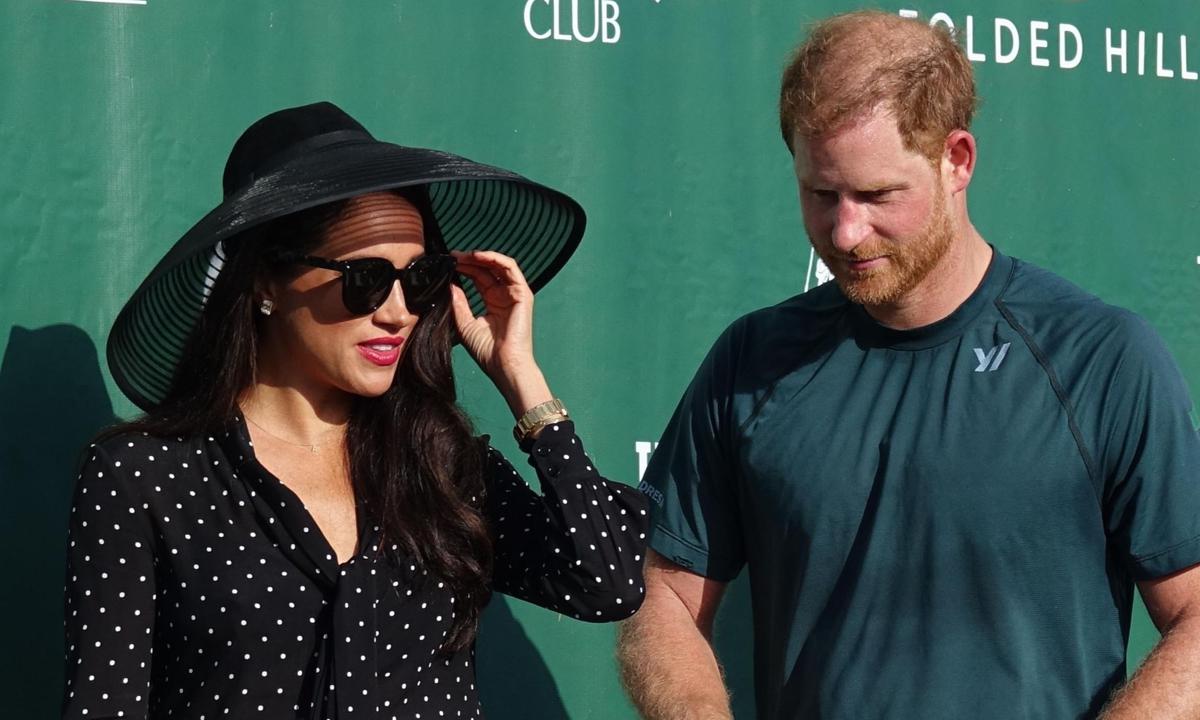 Meghan Markle and Prince Harry share kiss at polo match in California