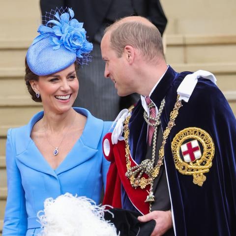 Prince William, Kate and more royals attend Order of the Garter Service