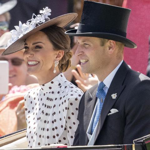 Prince William and Kate lead carriage procession at Royal Ascot: Photos