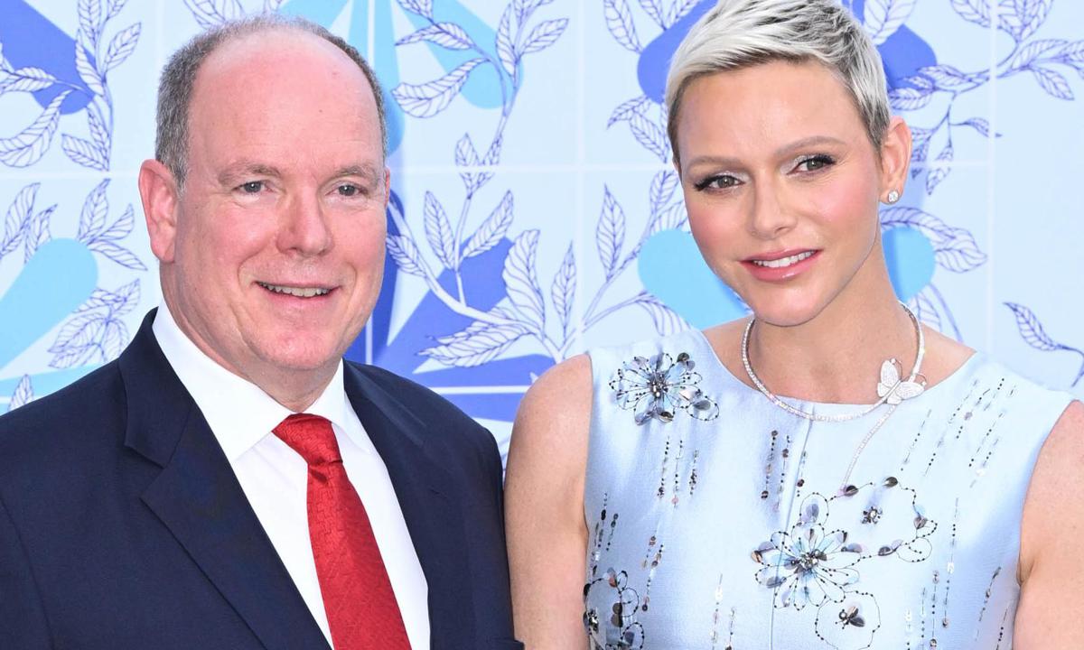Princess Charlene attends ball in Monaco with Prince Albert