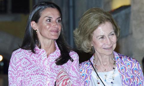 Queen Letizia shares sweet moment with mother-in-law Queen Sofia