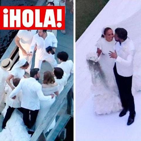 Jennifer Lopez y Ben Affleck boda