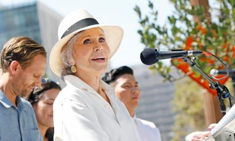 Climate crisis, Jane Fonda, Los Angeles candidates, endorsements, Jane Fonda Climate PAC.