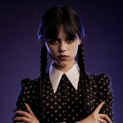 Jenna Ortega as Wednesday Addams in Wednesday.