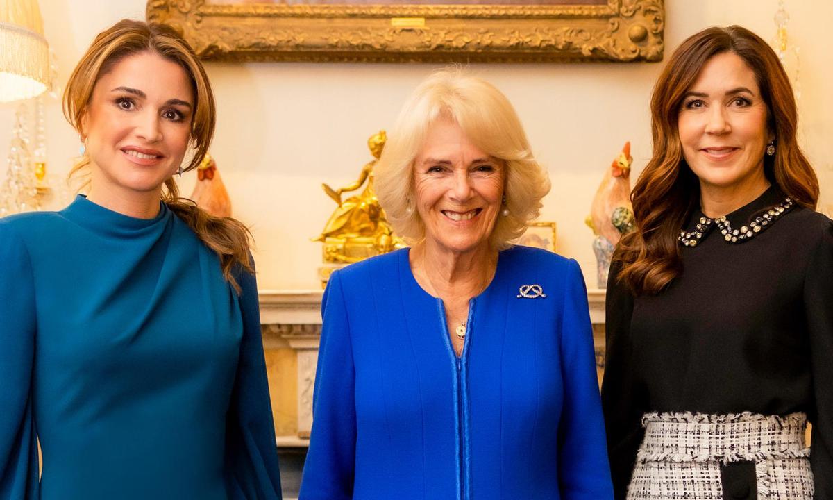 Queen Rania has ‘lovely afternoon’ with Queen Consort Camilla and Crown Princess Mary
