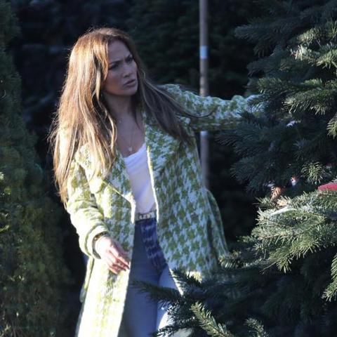 Jennifer Lopez y Ben Affleck compran su árbol para su primera Navidad como esposos