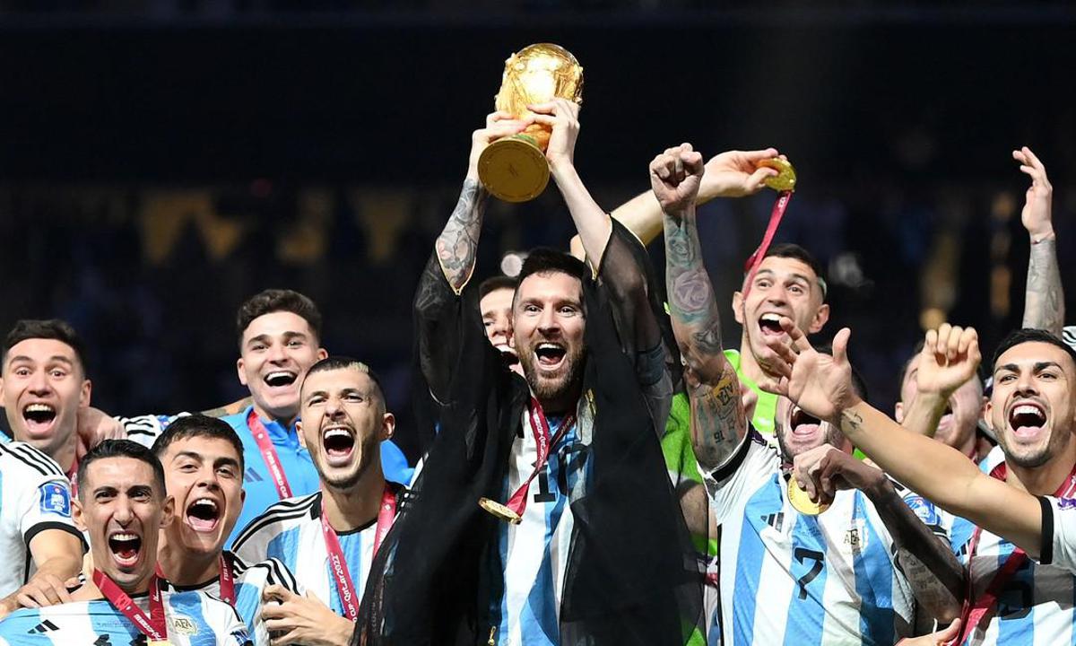 Triunfo de Argentina en el Mundial de Catar