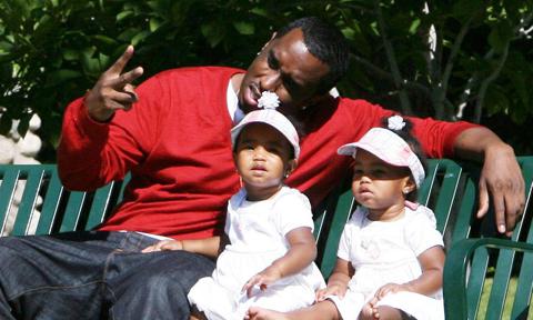 Diddy and his twins