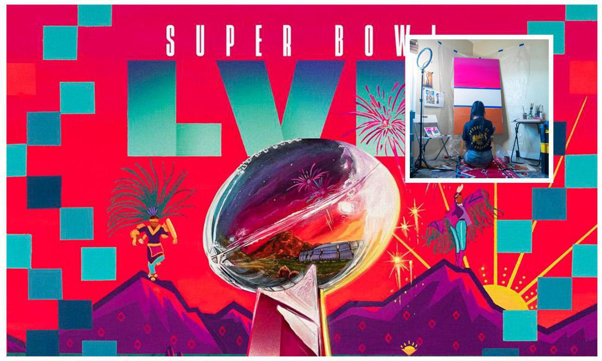 2023 Super Bowl artwork